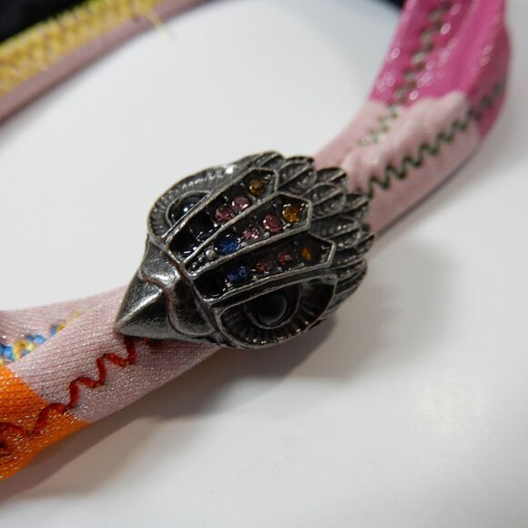 Kurt Geiger Kensington SWIMSUIT Size M L One Shoulder Piece Rainbow Metallic NEW - Picture 9 of 10